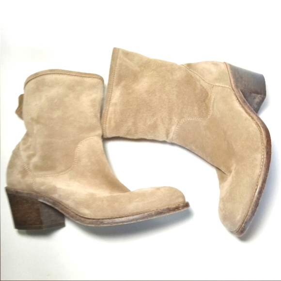Attilio Guisti Leombruni Taupe Slouch Boots - Picture 4 of 8